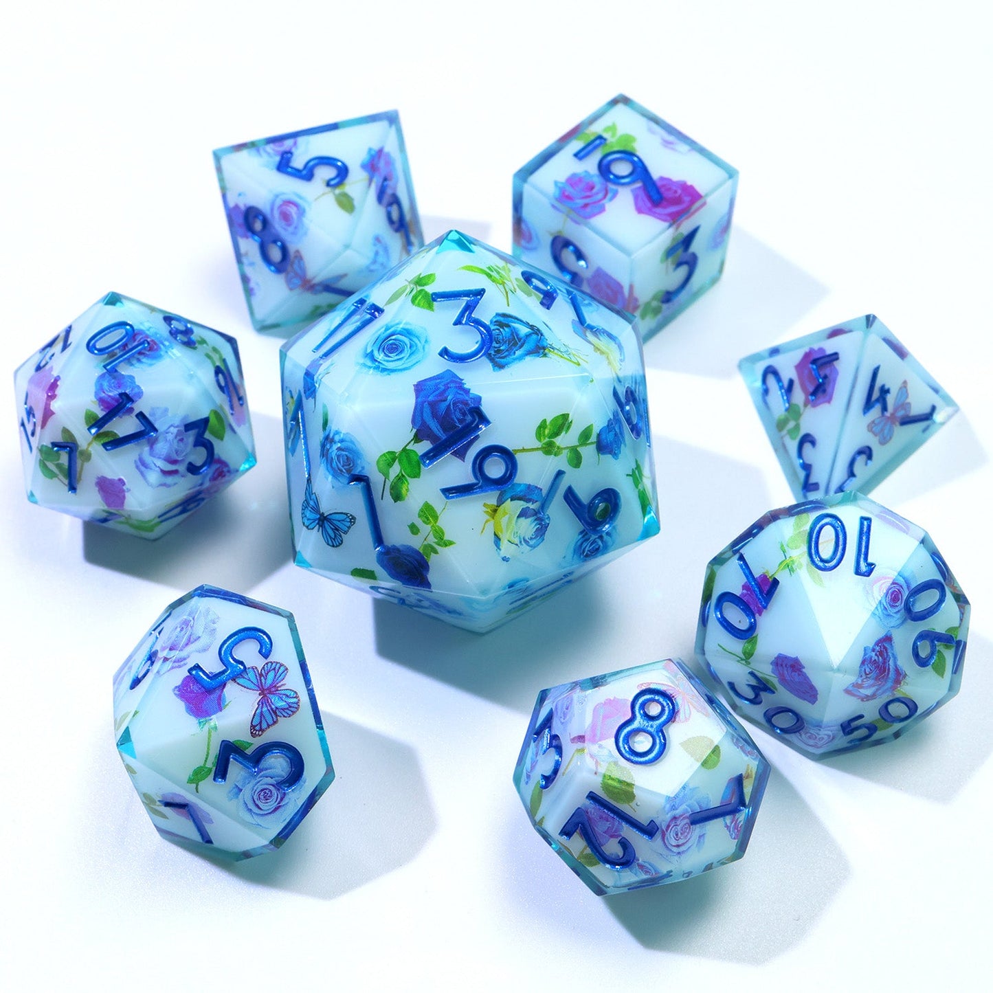 Verzaubertes China | 33 mm D20 | Übergroßer Art Core Würfel