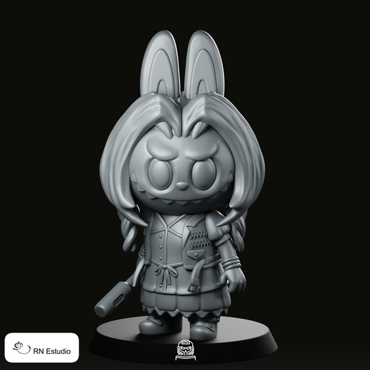 Aerith Labubu X Ff Miniature