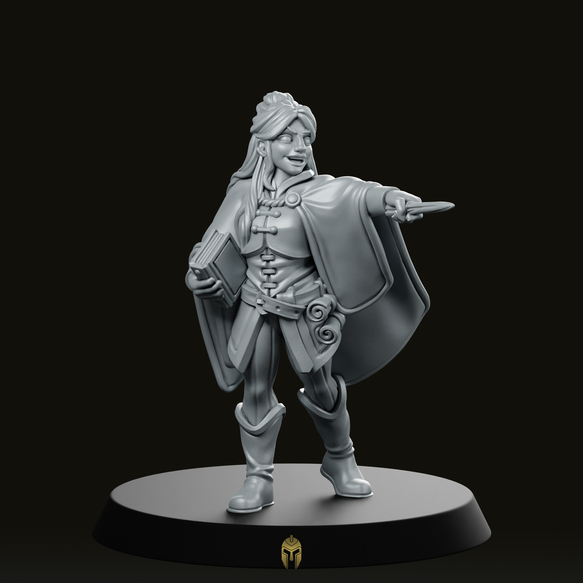 Apprentice Wizard Fantasy Miniature - We Print Miniatures