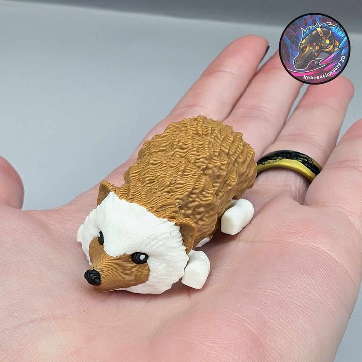 Baby Flexi Critter Set 4 Guinea pig, hamster, hedgehog, squirrel - Whimsies Toyland