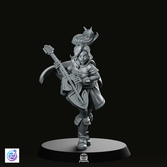 Bard Chanting Miniature