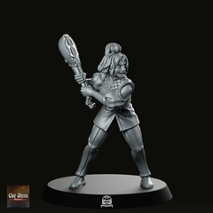 Bard Lute Miniature Angry Combat D&D Character