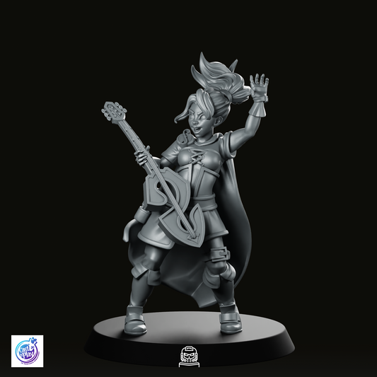 Bard Performing Miniature