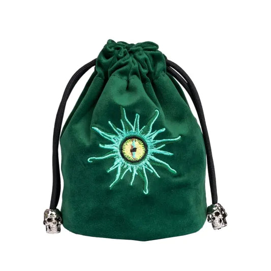 Beholder | Flanell-Würfelbeutel mit Kordelzug | Grün