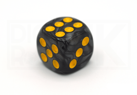 12x16MM Dice Block | Pearl Black