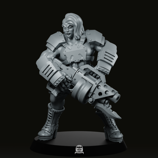 Brute Ganger Pose 5 Miniature