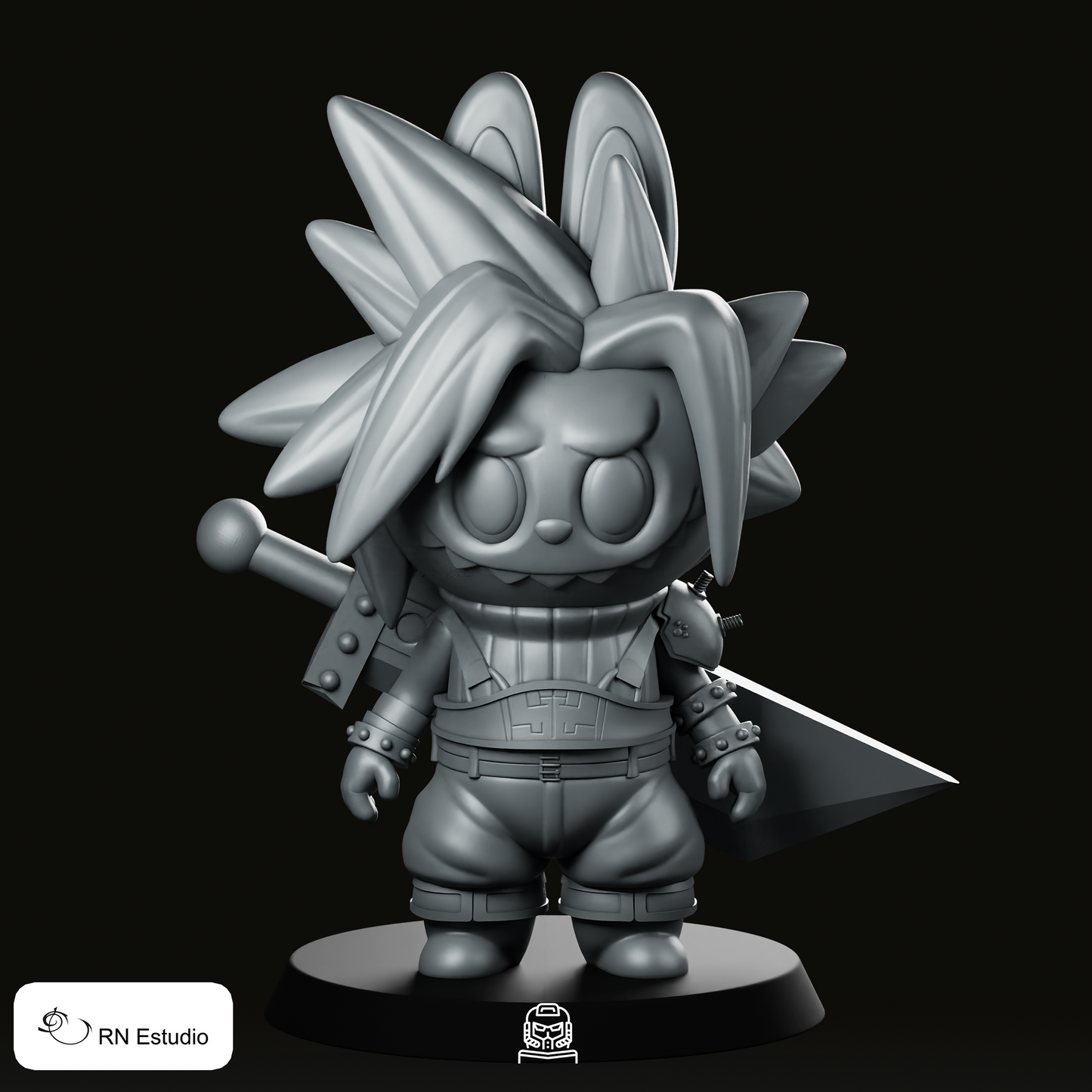 Cloud Labubu X Ff Miniature