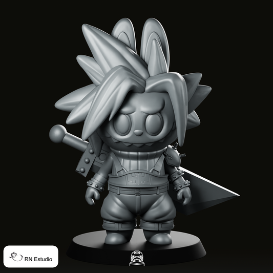 Cloud Labubu X Ff Miniature