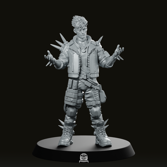 Code Crack 01 Cyberpunk Miniature