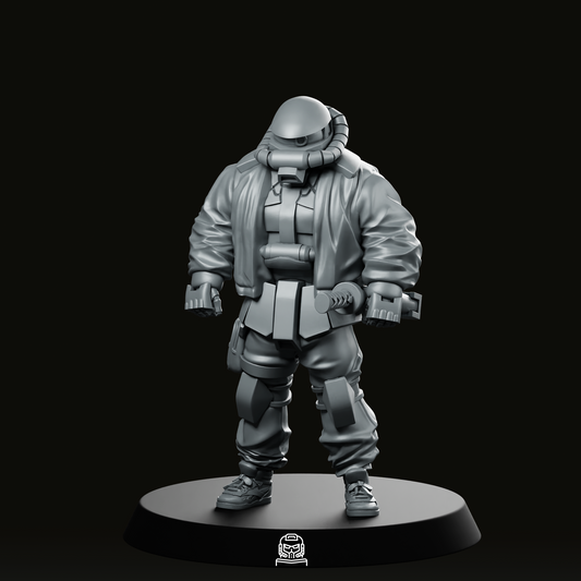 Cyber Mecha Street Punk Kuza 1 Miniature