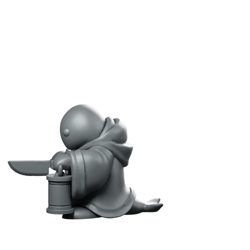 Fantasy Doldory JRPG Miniature Cute Lantern Dagger Monster