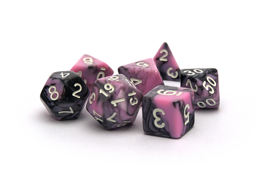 Elemental Dice | Black & Pink