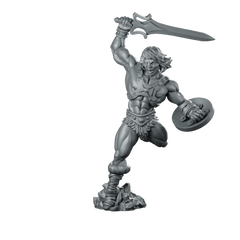 He-dar 80s Hero Miniature Sword Shield Warrior