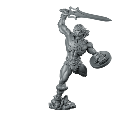 He-dar 80s Hero Miniature Sword Shield Warrior