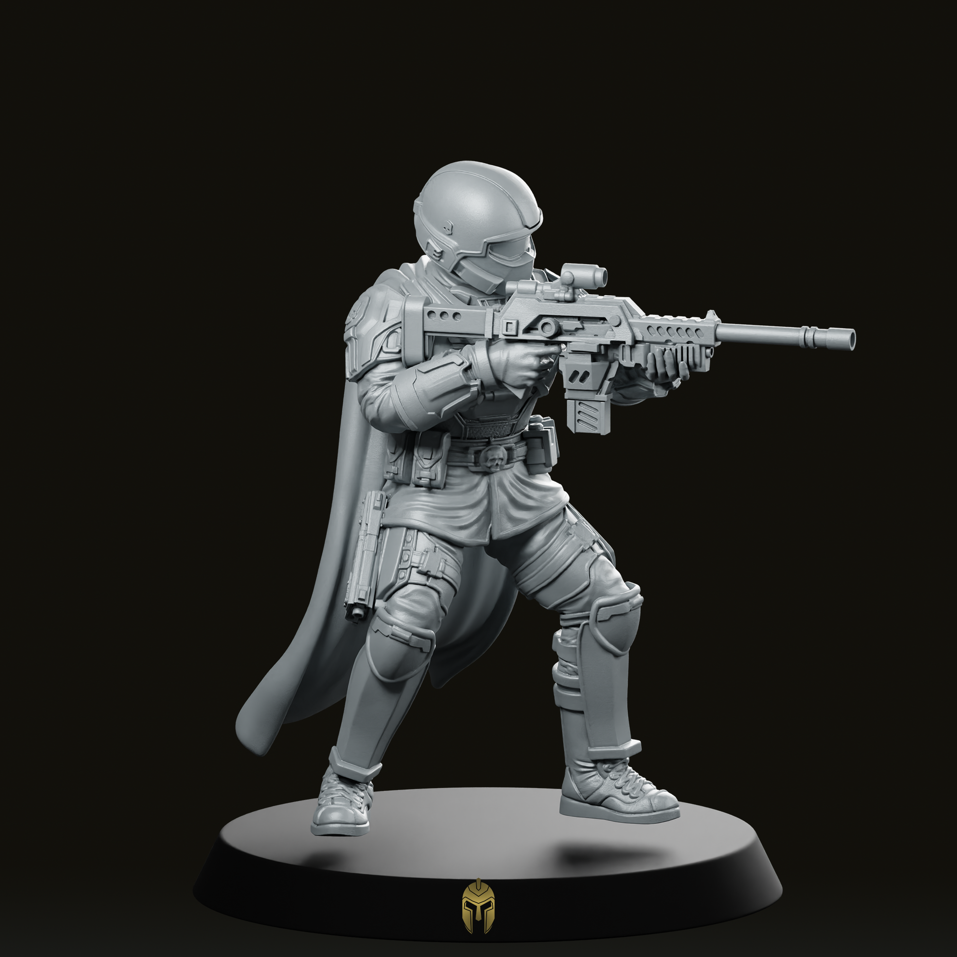 Democracy Helljumper A6 Sniper Miniature - We Print Miniatures