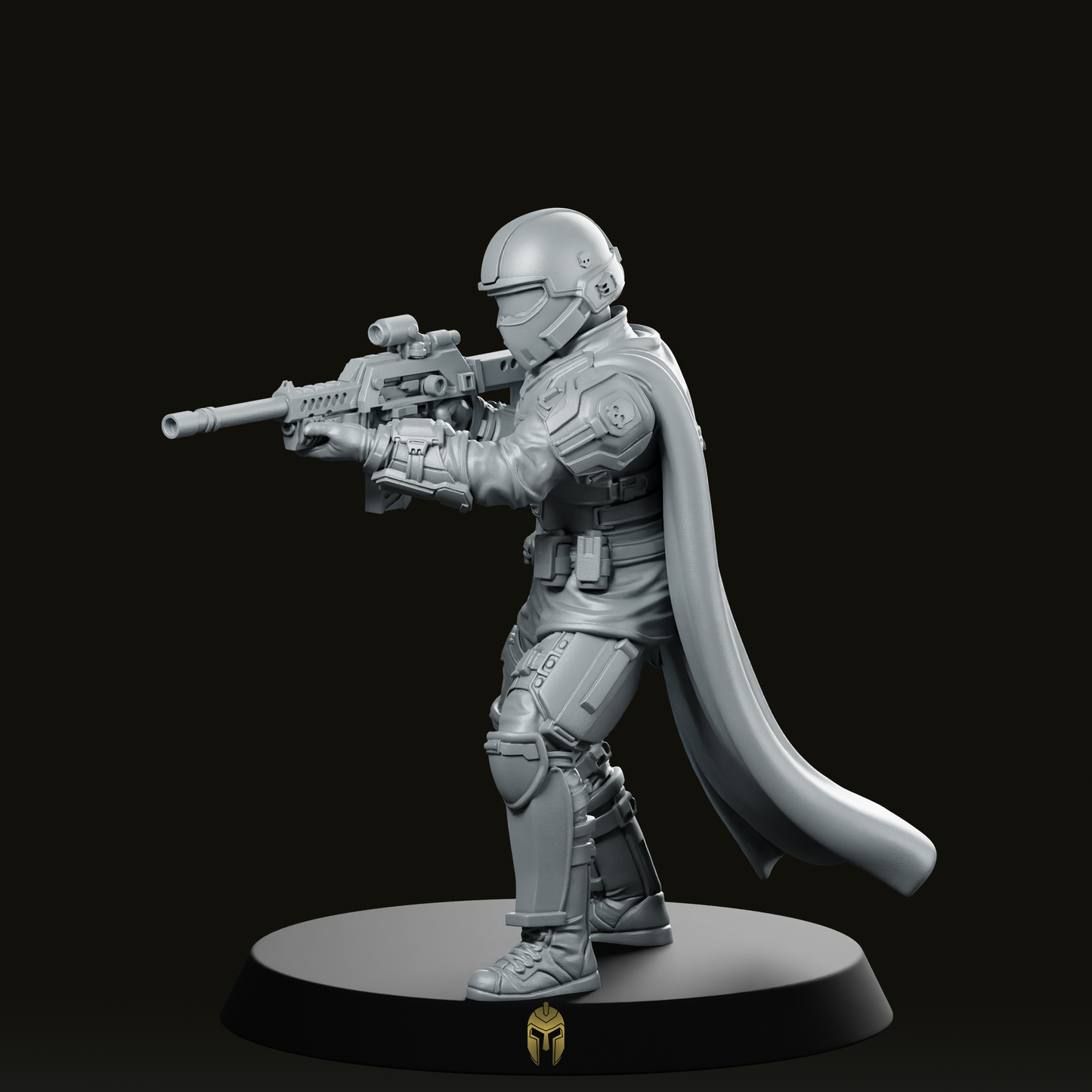 Democracy Helljumper A6 Sniper Miniature - We Print Miniatures