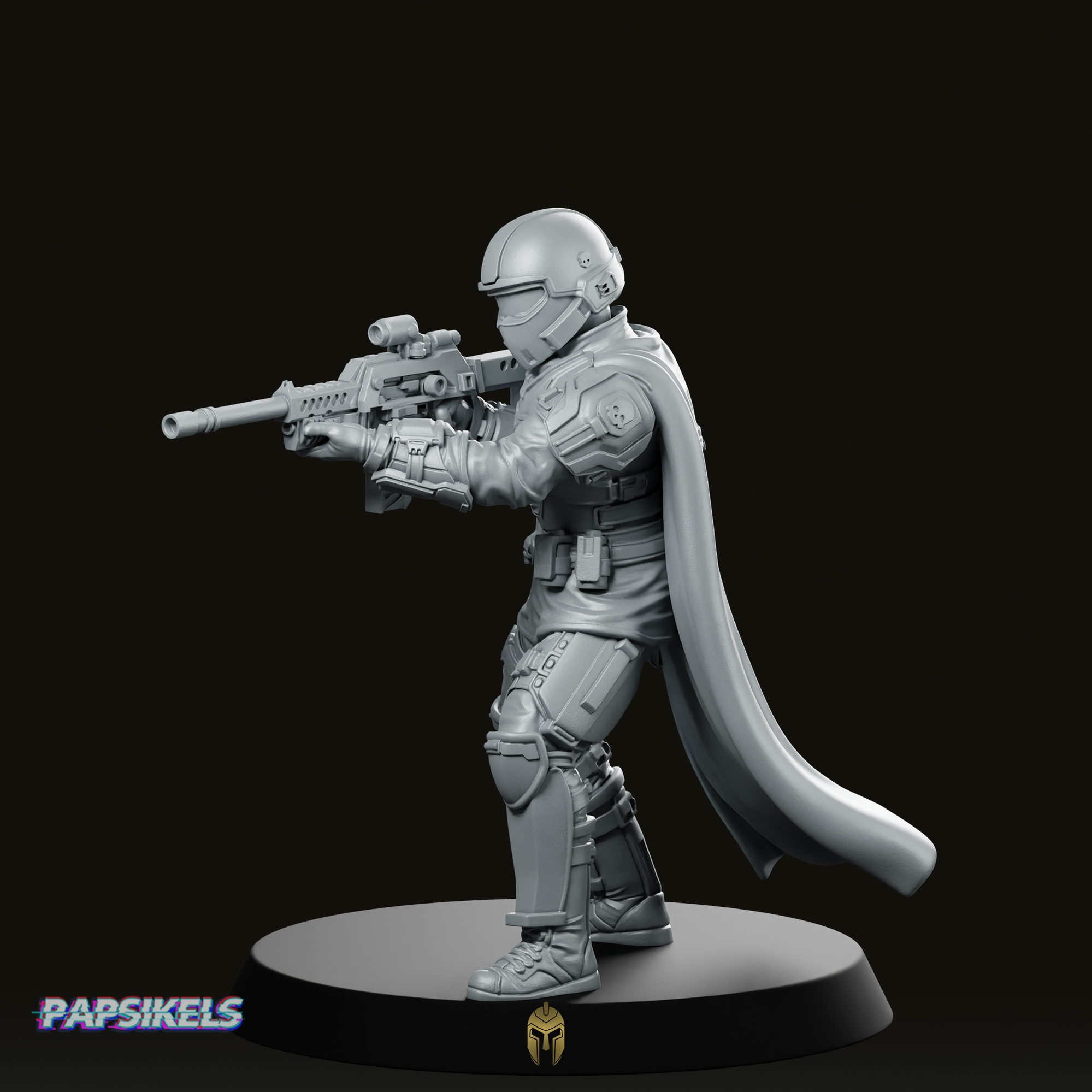 Democracy Helljumper A6 Sniper Miniature - We Print Miniatures