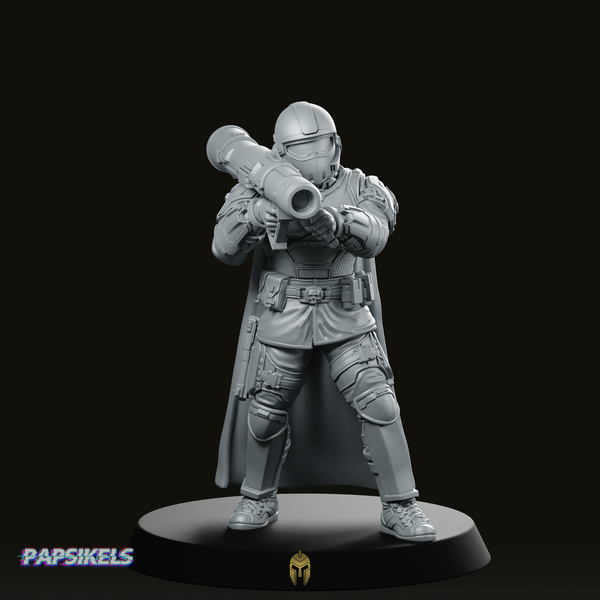 Democracy Helljumper A8 Missile Launcher Miniature - We Print Miniatures