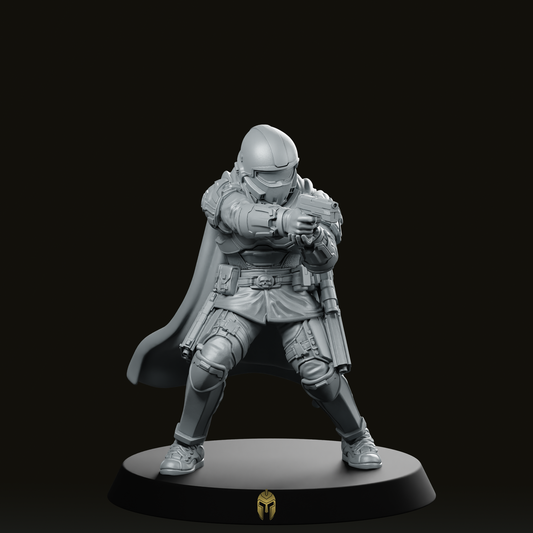 Democracy Helljumper A9 Pistol Miniature - We Print Miniatures