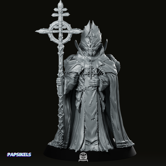 Miniatur des Ketzerpriesters der Brutalität