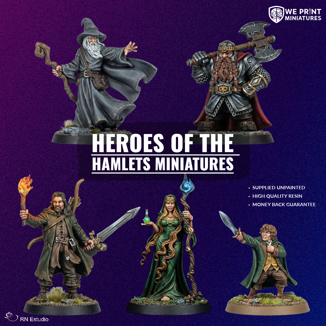 Pack de démarrage de figurines 28 mm Heroes of the Hamlets