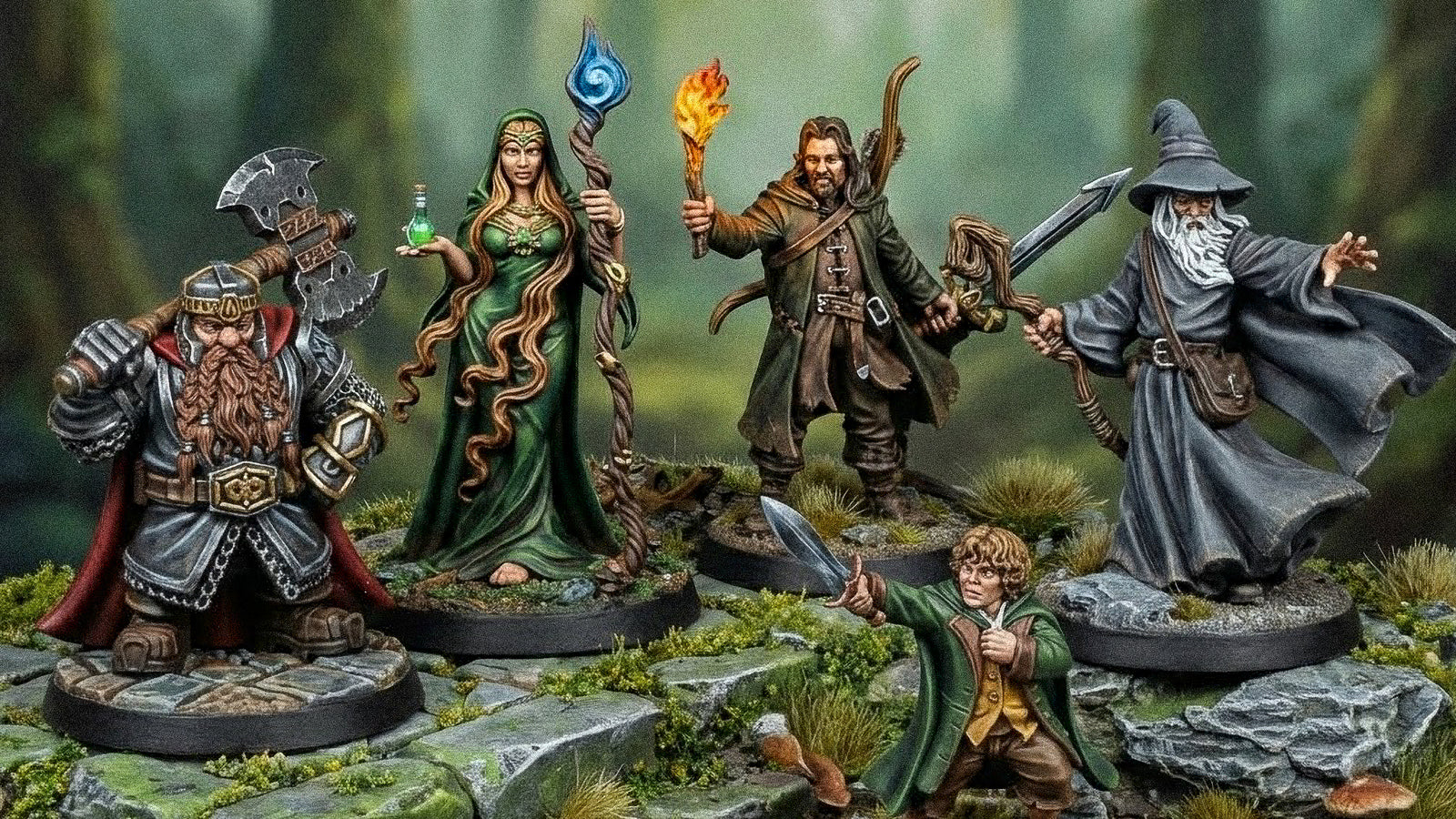 D&amp;D Miniature Heroes 28mm Starterpaket