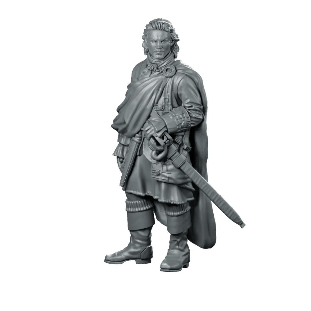 Jamie Fraser 2 Scottish Time Traveller Miniature Highland - RN Estudio - We Print Miniatures