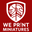 We Print Miniatures on-demand from our range of over 12000 models logo