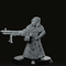 Trench Masked Cultist With Machinegun Miniature