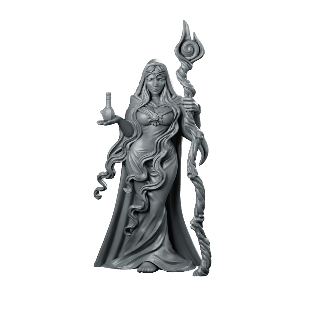 Magierin Miriel LOTR Zauberin Miniatur