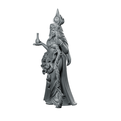 Mage Miriel LOTR Sorceress Miniature Elegant Staff Potion