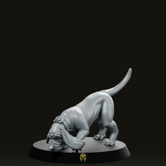 Moss Hound Miniature Tracking Companion Fantasy D&D