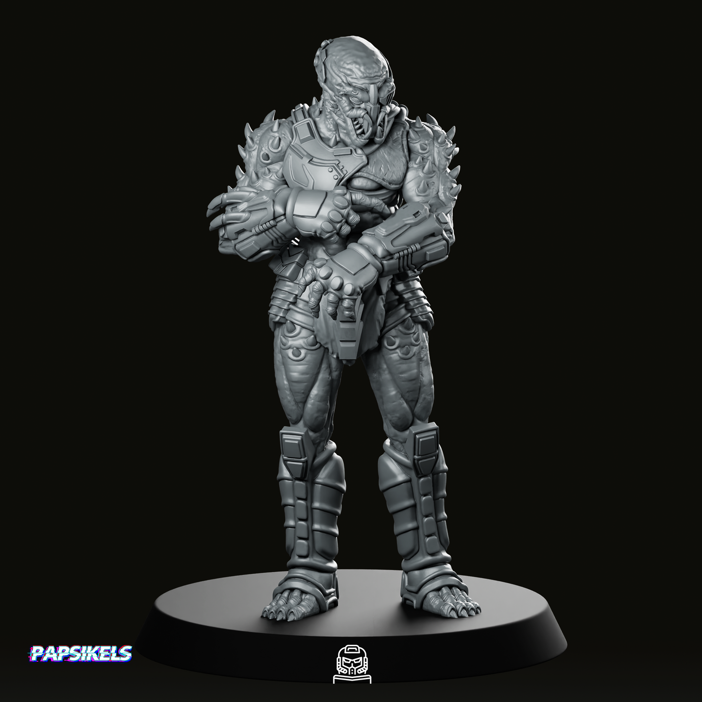 Pilot Killer Skull Hunter Miniature