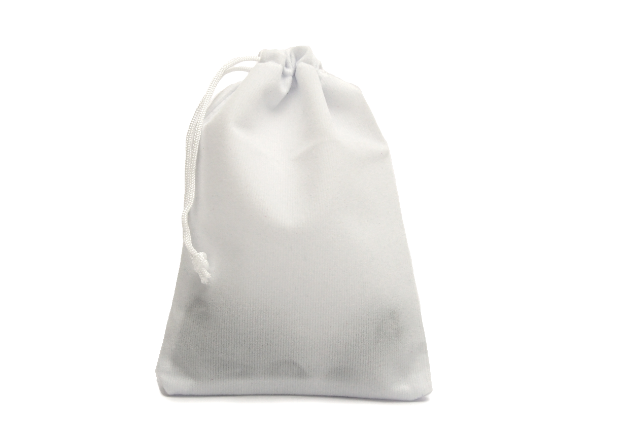 Plain Dice Bag - White