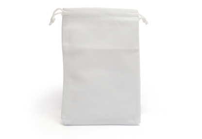 Plain Dice Bag - White
