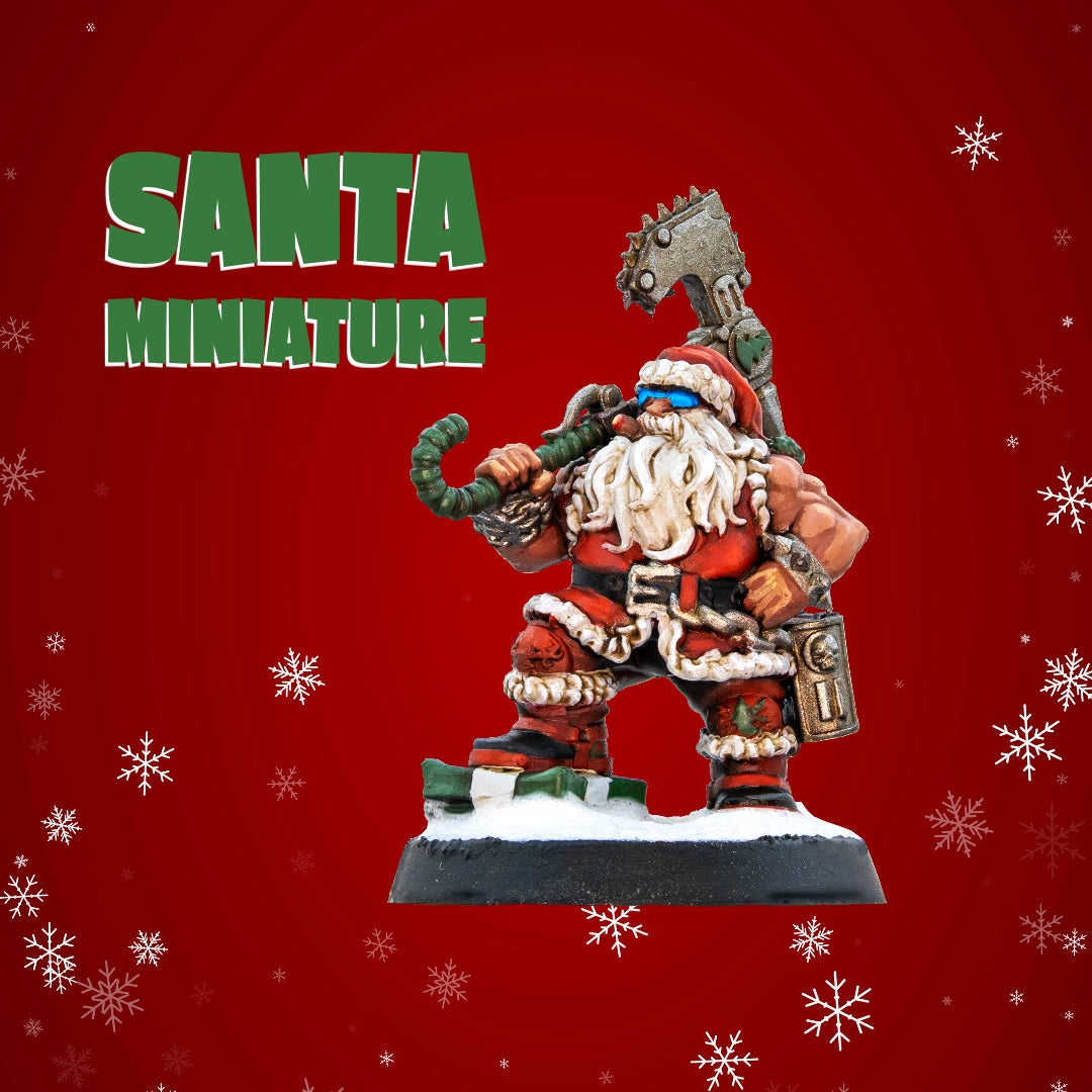 Chainaxe Santa Squat Dwarf Miniature