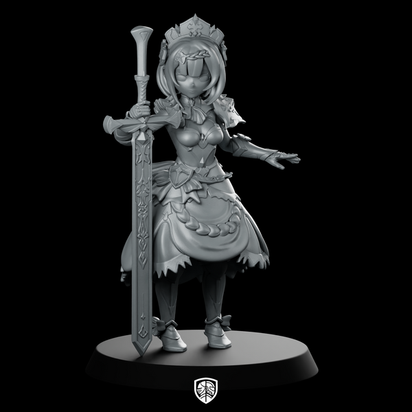 Noelle Miniature Crowned Swordmaiden