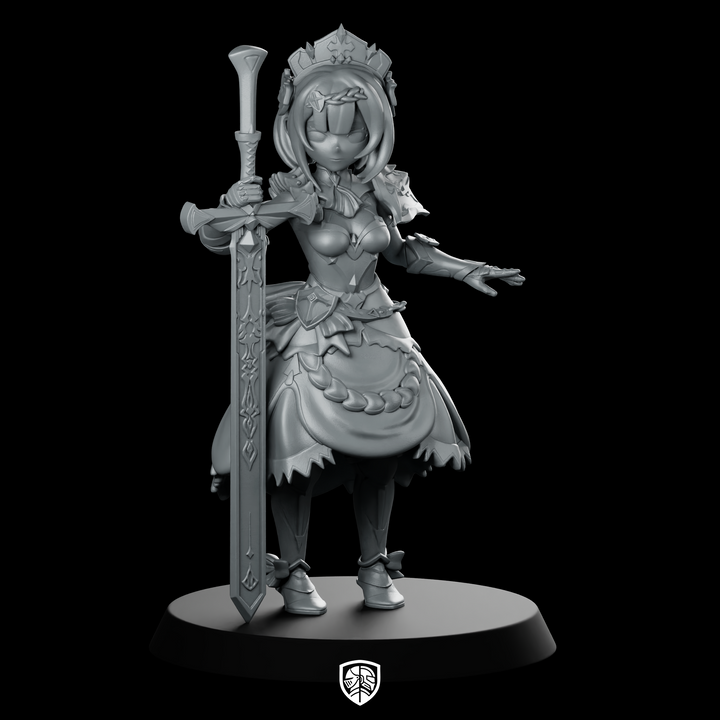 Noelle Miniature Crowned Swordmaiden