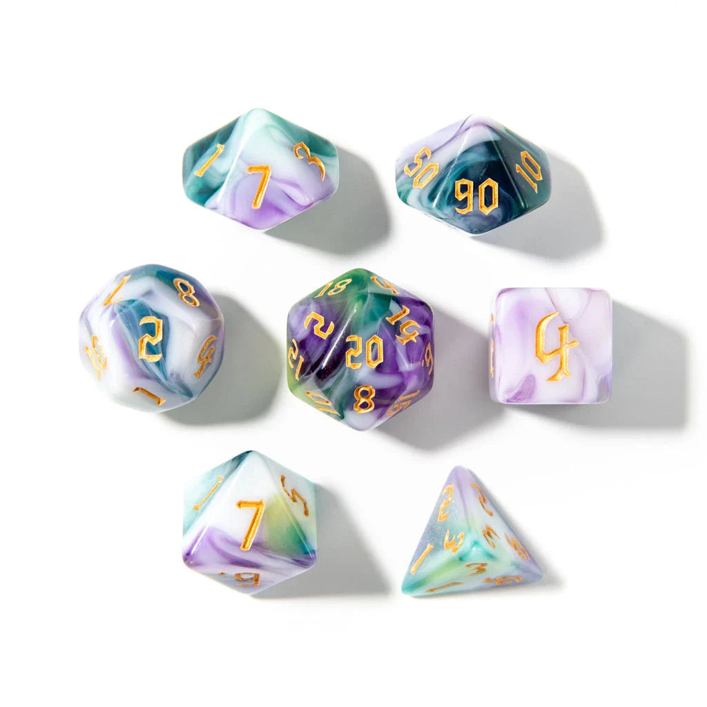 Mystic Tides | Acrylwürfel | 7-teiliges Set