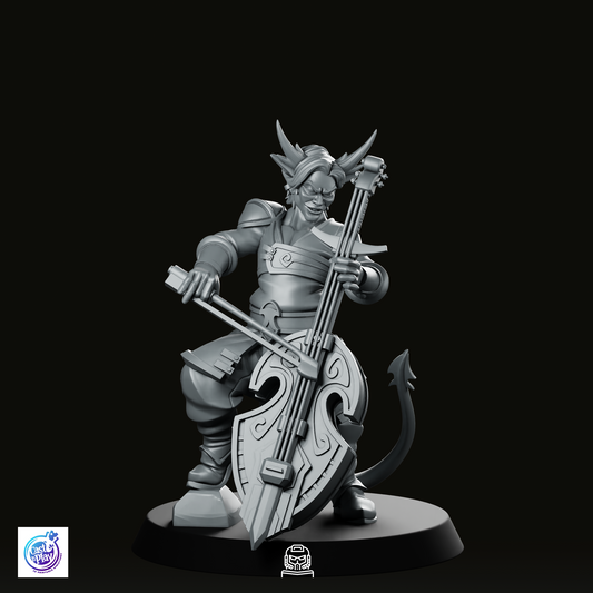 Tiefling Cello Bard Miniature