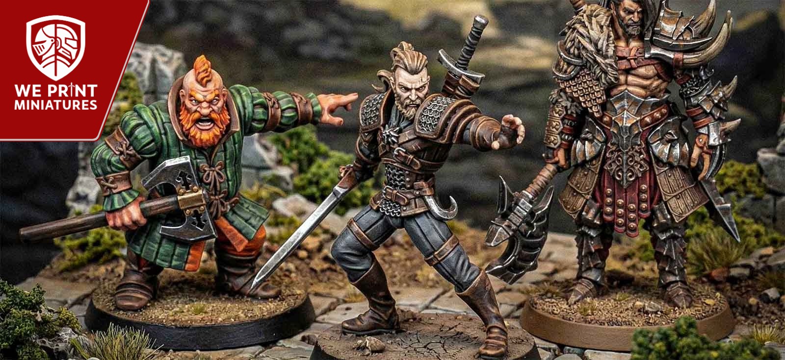 Dungeon Master miniatures for Tabletop RPG Encounters - We Print Miniatures