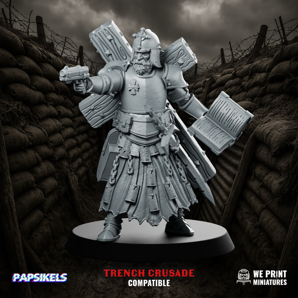 Trench Crusade Quiapo Trench Cleric Miniatur