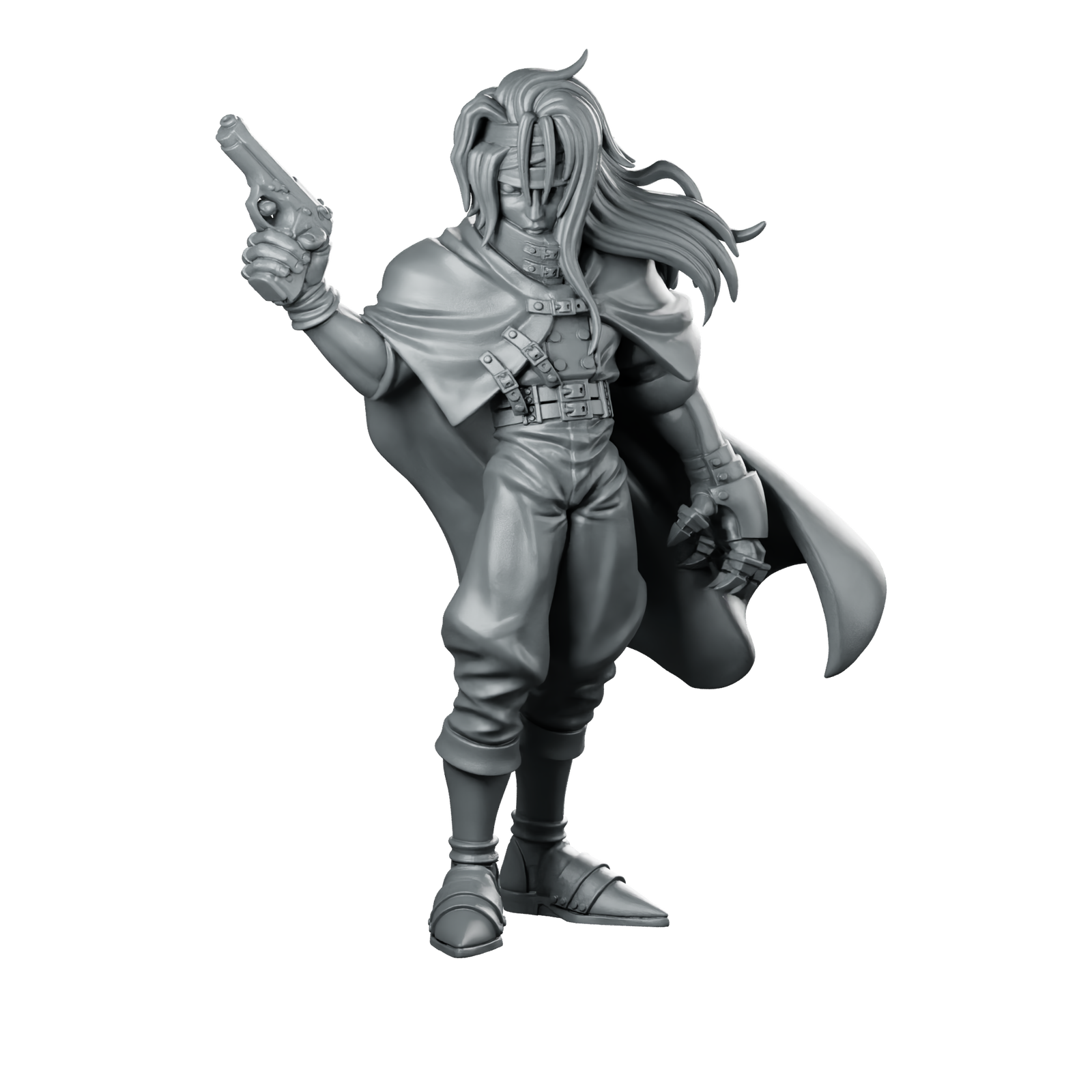 Victor Tinevale JRPG Miniatuur Scherpschutter Pistool Revolverheld