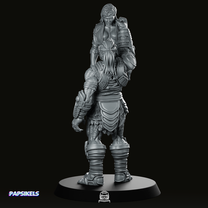 Young Outcast Skull Hunter Dek 6 Miniatur