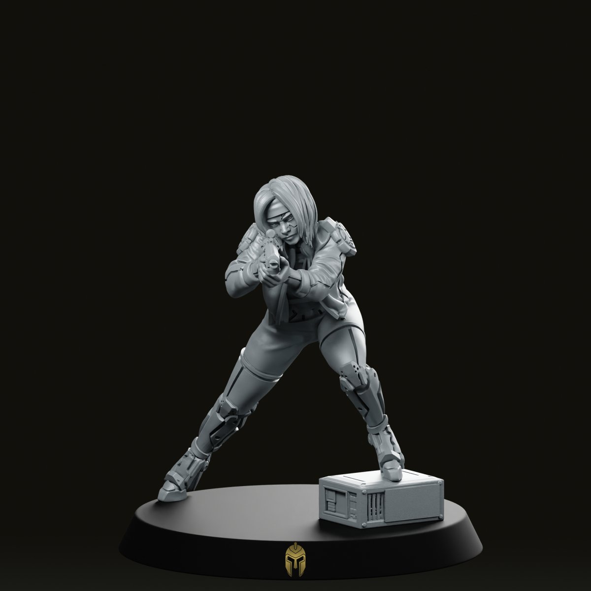 Abby Turner 02 Cyberpunk - We Print Miniatures