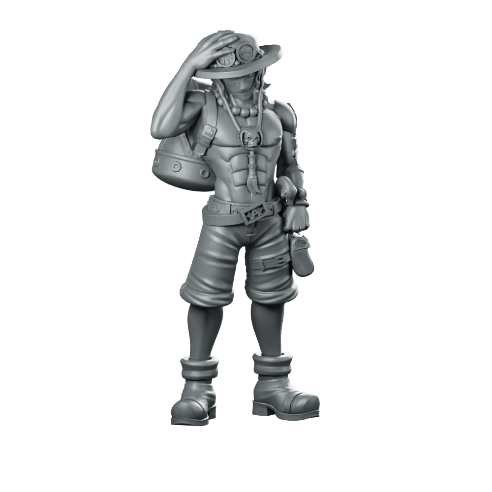 Ace One Piece Miniature Sci - Fi Hero Adventurer - RN Estudio - We Print Miniatures