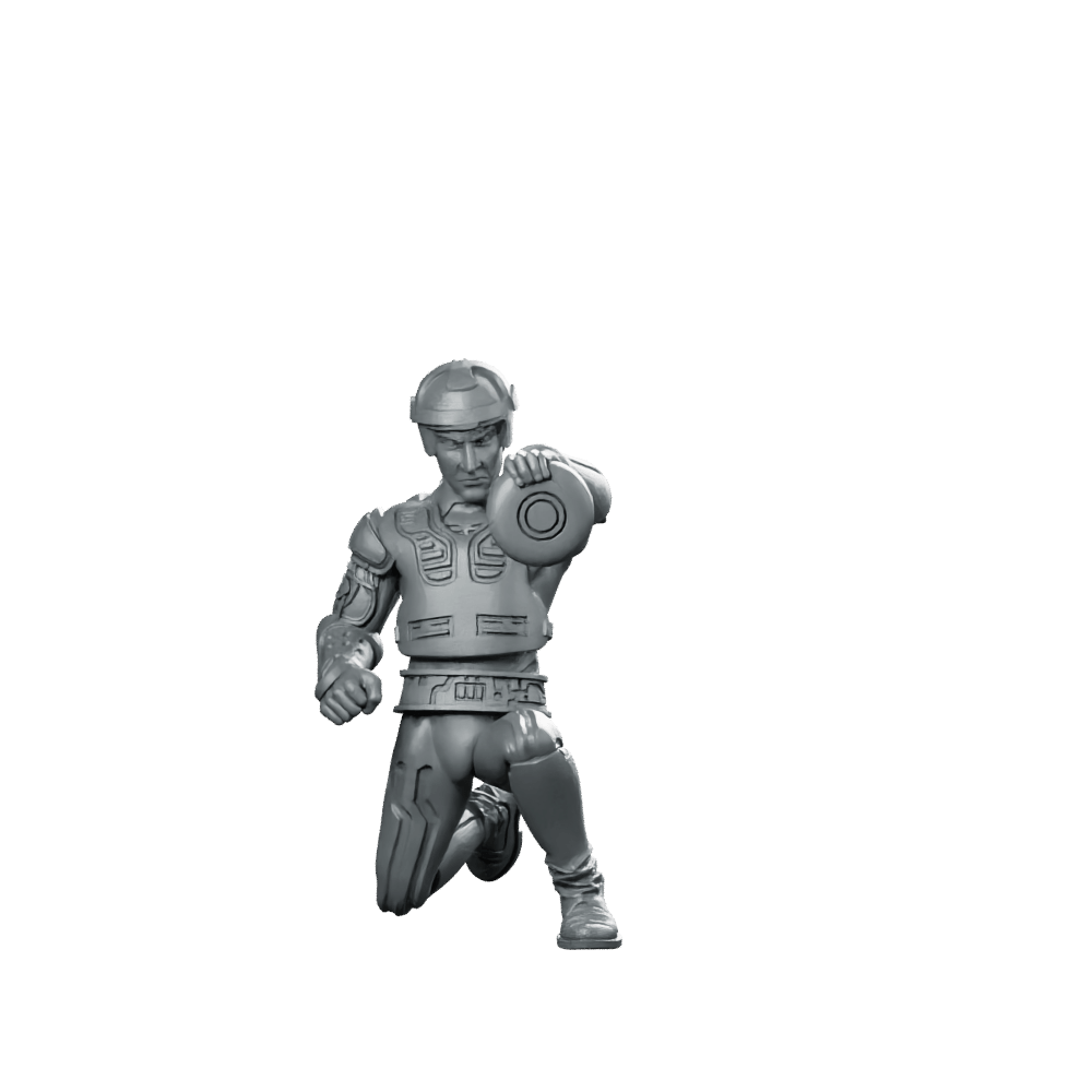 Actuarial Program Ram 2 Miniature Armored Sci - Fi Operative - Papsikels Miniatures - We Print Miniatures