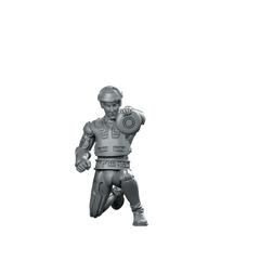 Actuarial Program Ram 2 Miniature Armored Sci - Fi Operative - Papsikels Miniatures - We Print Miniatures