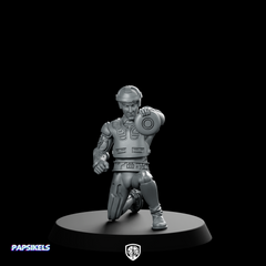 Actuarial Program Ram 2 Miniature Armored Sci-Fi Operative