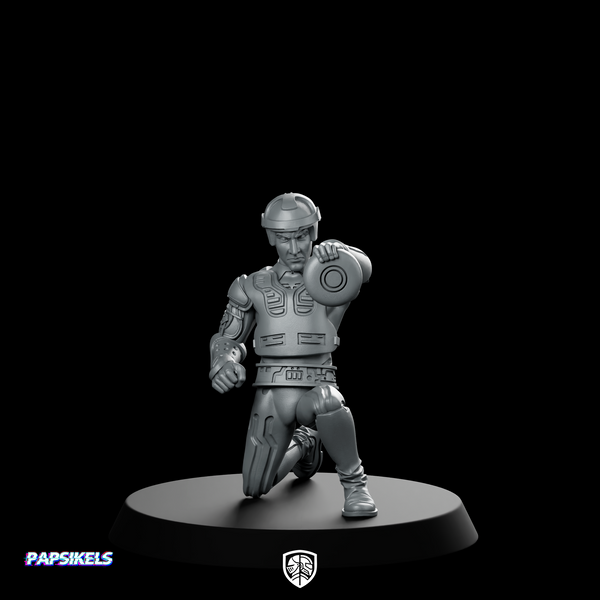 Actuarial Program Ram 2 Miniature Armored Sci-Fi Operative